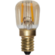 LED žárovka E14 0,5 W Amber Glass, Star Trading - Žárovka s paticí E14 a teplým světlem. Jantarové sklo.