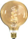 Žárovka LED, E27, G125 Decoled Spiral Amber, Star Trading  (ST354-42-2)