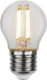 Žárovka LED, E27, G45 Clear 3-step, Star Trading  (ST354-92)