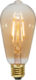 Žárovka LED, E27, ST64 Plain Amber, Star Trading  (ST355-70-1)