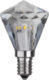 Žárovka LED, E14, P45, 2700 K, Diamond, Star Trading - Malá žárovka ve tvaru diamantu, která září jiskřivým světlem! Krytka E14, kompatibilní s 2700K a stmívačem.