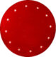 Podložka pod stromeček s osvětlením červená, průměr 100 cm, Star Trading  (ST607-07)