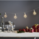 Vánoční ozdobný řetěz Ornament, 10 LED, průhledný, Star Trading  (ST729-15)