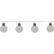 Vánoční ozdobný řetěz Ornament, 10 LED, průhledný, Star Trading  (ST729-15)
