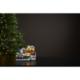 Vánoční dekorace Winterville, 7 LED, pohyblivá, svítící, hrající, Star Trading  (ST992-48)
