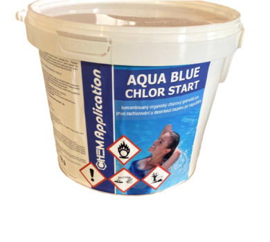Aqua Blue Chlor Start - přípravek k rychlému zachlorování 3 kg  (AB-0029)