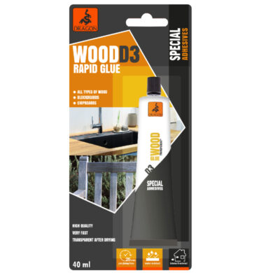 DRAGON Wood RAPID glue D3 40ml na dřevo  (DKDD3040_BL_INT1)