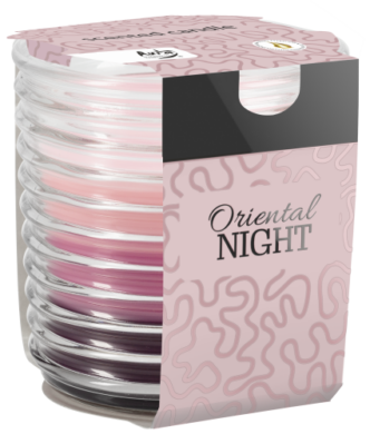 Svíčka vonná Oriental Night ve skle  (FS-34545)