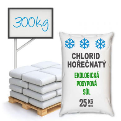 Chlorid hořečnatý technický, distripark 300 kg  (KOS-00005)