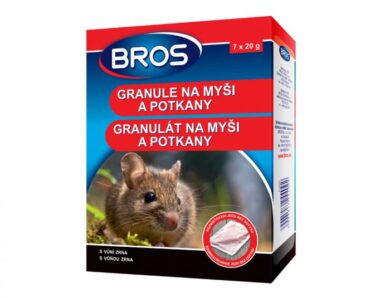 BROS granule na myši a potkany 7 x 20 g  (NG-5597)