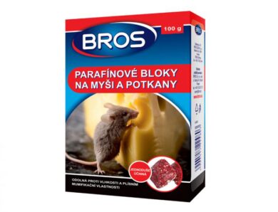 BROS parafínové bloky na myši a potkany100 g  (NG-5602_CCR)