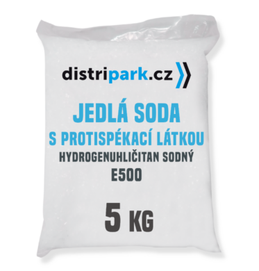 Jedlá soda s protispékací látkou, E500 (ii), distripark 5 kg  (SO-0001-K)
