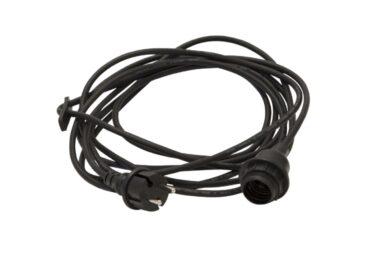 Venkovní kabelová sada UTE s paticí  E27,  černá, 5 m, Star Trading  (ST418-30)