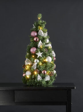 Stromeček Noel s ozdobami a osvětlením, 60 cm, Star Trading  (ST601-21)