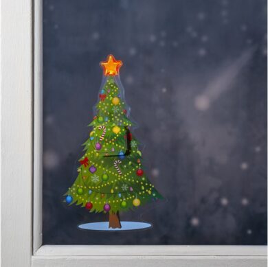 Vánoční okenní dekorace Windo stromeček  (ST701-17)