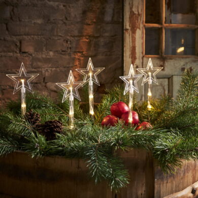 Vánoční dekorace Wandy hvězdy, venkovní, 5x3 LED, Star Trading  (ST857-25)