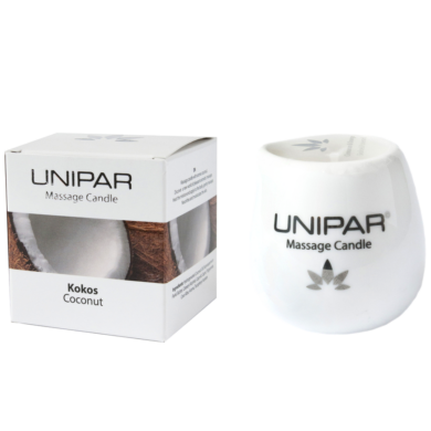 Masážní vonná svíčka Coconut Ceramic Unipar 85ml  (UNI-0002)