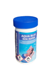 Aqua Blue ŠOK Super prostředek k rychlému zachlorování bazénové vody 1 kg - Aqua Blue ŠOK Super je nestabilizovaný přípravek na rychlé zachlorování bazénové vody a tím i likvidaci bakterií a řas.