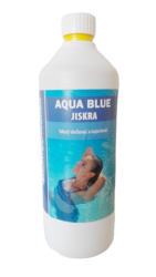 Aqua Blue Jiskra k vyvločkování nečistot a projasnění vody 1 l - Aqua Blue vločkovač vyvločkuje jemné částečky nečistot tvořící neodfiltrovanou suspenzi - zákal vody. Umožní dokonalé vysrážení těchto nečistot do větších vloček a jejich následné odfiltrování nebo sedimentaci a dodá vodě žádanou jiskru jako u pramenité vody. Reaguje velmi rychle, nezávisle na teplotě vody. Zlepšuje účinnost filtrace, pomáhá prodlužovat životnost pískové náplně.