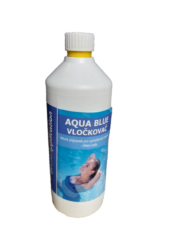 Aqua Blue vločkovač tekutý prostředek k vyvločkování nečistot bazénové vody 1 l - Aqua Blue vločkovač vyvločkuje jemné částečky nečistot tvořící neodfiltrovanou suspenzi - zákal vody. Umožní dokonalé vysrážení těchto nečistot do větších vloček a jejich následné odfiltrování nebo sedimentaci a dodá vodě žádanou jiskru jako u pramenité vody. Reaguje velmi rychle, nezávisle na teplotě vody. Zlepšuje účinnost filtrace, pomáhá prodlužovat životnost pískové náplně.