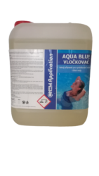 Aqua Blue vločkovač tekutý prostředek k vyvločkování nečistot bazénové vody 5 l - Aqua Blue vločkovač vyvločkuje jemné částečky nečistot tvořící neodfiltrovanou suspenzi - zákal vody. Umožní dokonalé vysrážení těchto nečistot do větších vloček a jejich následné odfiltrování nebo sedimentaci a dodá vodě žádanou jiskru jako u pramenité vody. Reaguje velmi rychle, nezávisle na teplotě vody. Zlepšuje účinnost filtrace, pomáhá prodlužovat životnost pískové náplně.