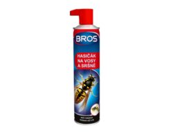 BROS spray proti vosám a sršňům 300 ml - Bros Spray proti vosám a sršňům je aerosolový přípravek. Je určen pro hubení vos a sršňů a také k ničení jejich hnízd. Přípravek působí kontaktně a je připraven k okamžitému použití. Dosah 5 m.