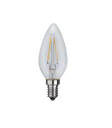 Žárovka LED, E14, C35 Clear, Star Trading - LED žárovka s paticí E14 a čirým sklem. Teplota barev je 2700K  a má teplé bílé světlo. 

