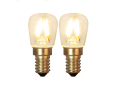 LED žárovka E14 Soft Glow 2 ks, Star Trading - Úsporné LED žárovky v sadě 2 ks s paticí E14, barevná teplota je 2100K.