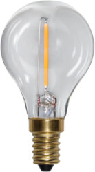 Žárovka LED, E14, P45 Soft Glow, Star Trading - Dekoran LED lampa s teplm a jemnm svtlem. Teplota barev je 2100K a m patici E14