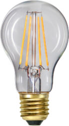 Žárovka LED, E27, A60 Soft Glow, 700 LM, Star Trading - Dekoran LED svtidlo s hejivm a mkkm svtlem. Teplota barev je 2100 K, m patici E27 a je kompatibiln se stmvaem.