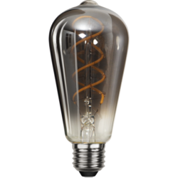 Žárovka LED, E27, ST64 Decoled Spiral Smoke, Star Trading - LED lampa pro dekorativn ely. Sklo m kouovou barvu, kter dodv teplou a jemnou zi. Lampa je kompatibiln se stmvaem a m patici E27.
