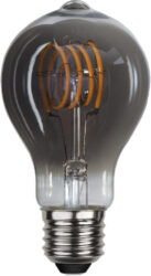 Žárovka LED, E27, TA60 Decoled Spiral Smoke, Star Trading - LED lampa pro dekorativní účely. Sklo má kouřovou barvu, která dodává teplé a jemné světlo. Lampa je kompatibilní se stmívačem a má patici E27.