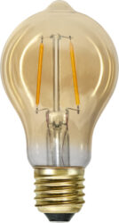 Žárovka LED, E27, TA60 Plain Amber, Star Trading - Dekoran LED lampa z jantarovho skla s teplm blm svtlem. Lampa m patici E27.
