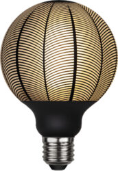 Žárovka LED dekorativní, E27, G95 Graphic, 130 lm, Star Trading - Graphic Pine je dekorativn LED rovka s modernm designovm grafickm vzorem. Svtlo m teplou blou barvu a je kompatibiln se stmvaem. Obsahuje patici E27.

