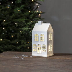 Vánoční dekorace Vinter - Pkn vypadajc vnon dekorace s LED podsvcenm. Uvnit dekorace je voda se tpytkami, kter po zapnut podsvcen stoup vzhru a odr zi svtla z LED. Bateriov napjen s funkc asovae